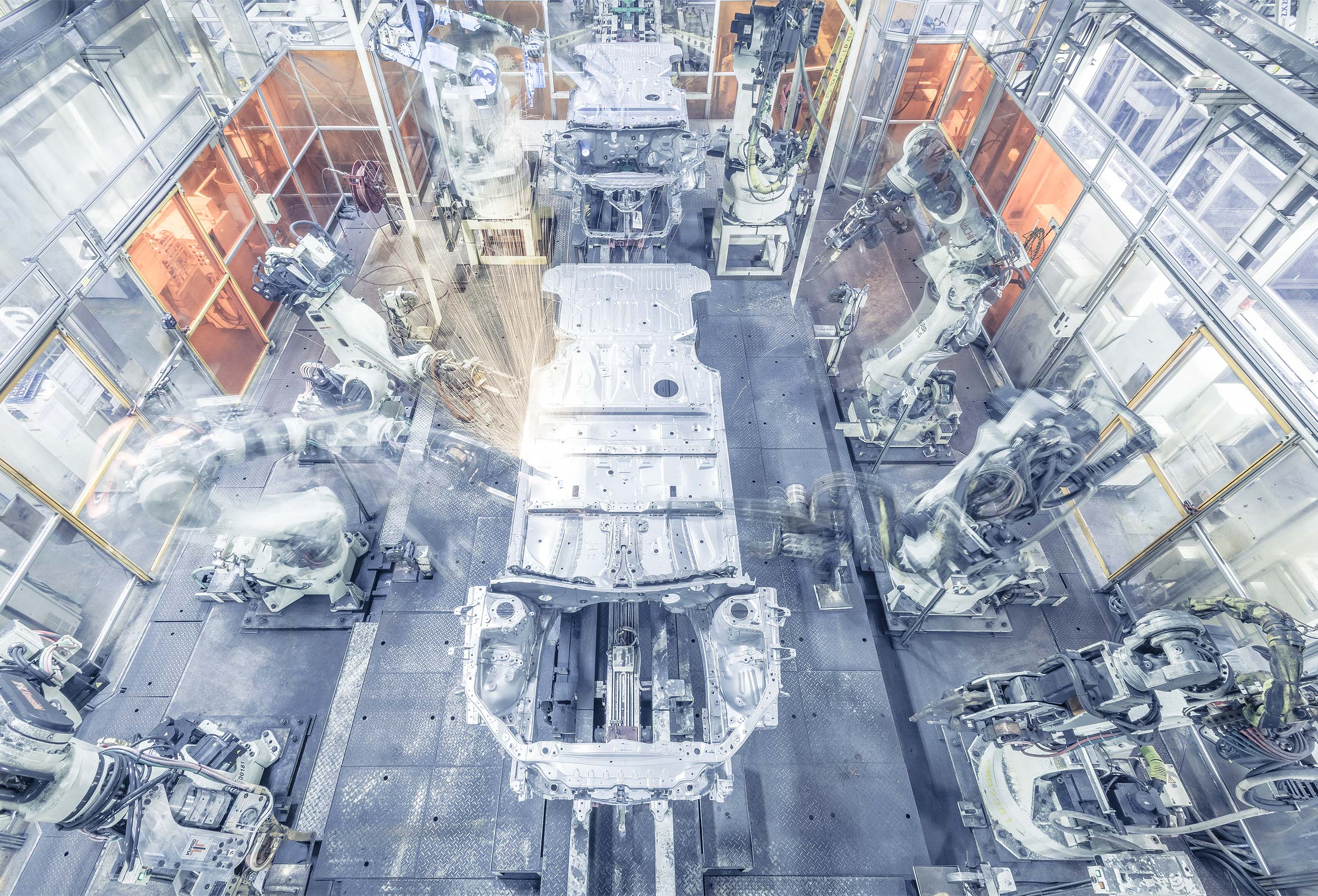 Lexus robots by corporate industrial photographer Kristopher Grunert